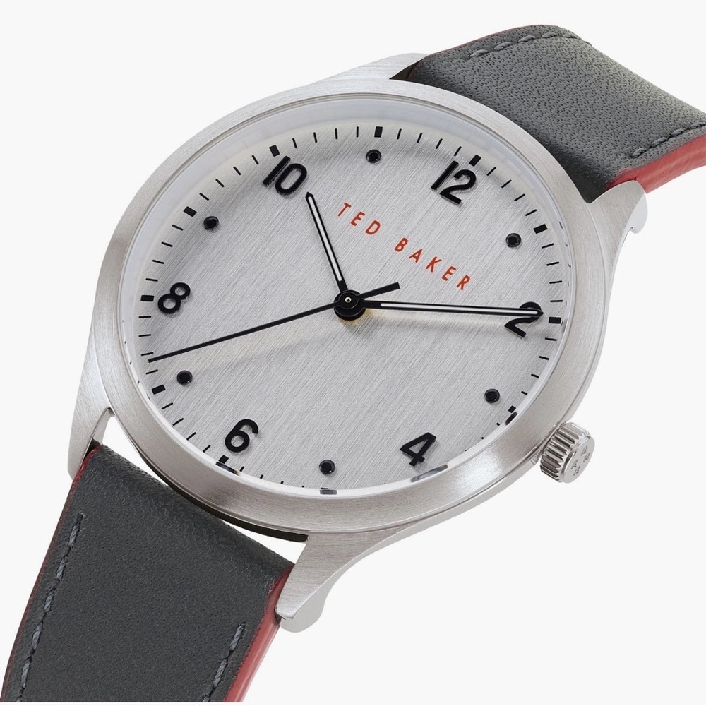 TED BAKER Manhatt Leather Strap 40mm Watch - Picture 3 of 7